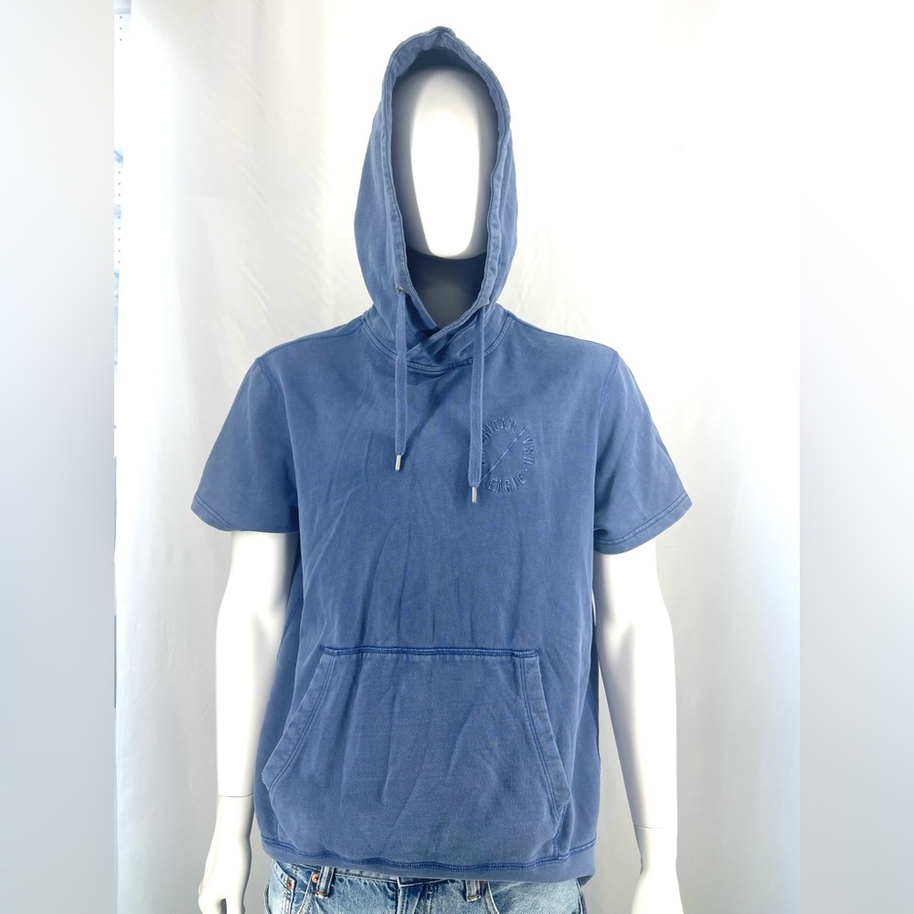 American Eagle Outfitters Blue Hoodie Shirt
